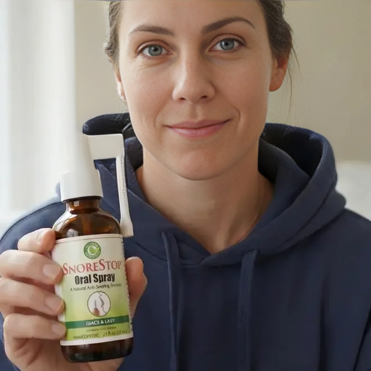 SnoreStop Spray customer review Lori Morris